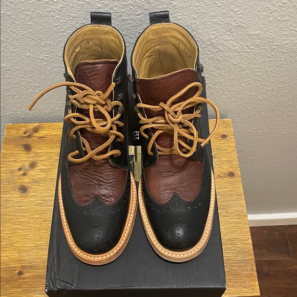 NIB Women’s Will Leather Wing Tip Boot, size 7 - Picture 2 of 9